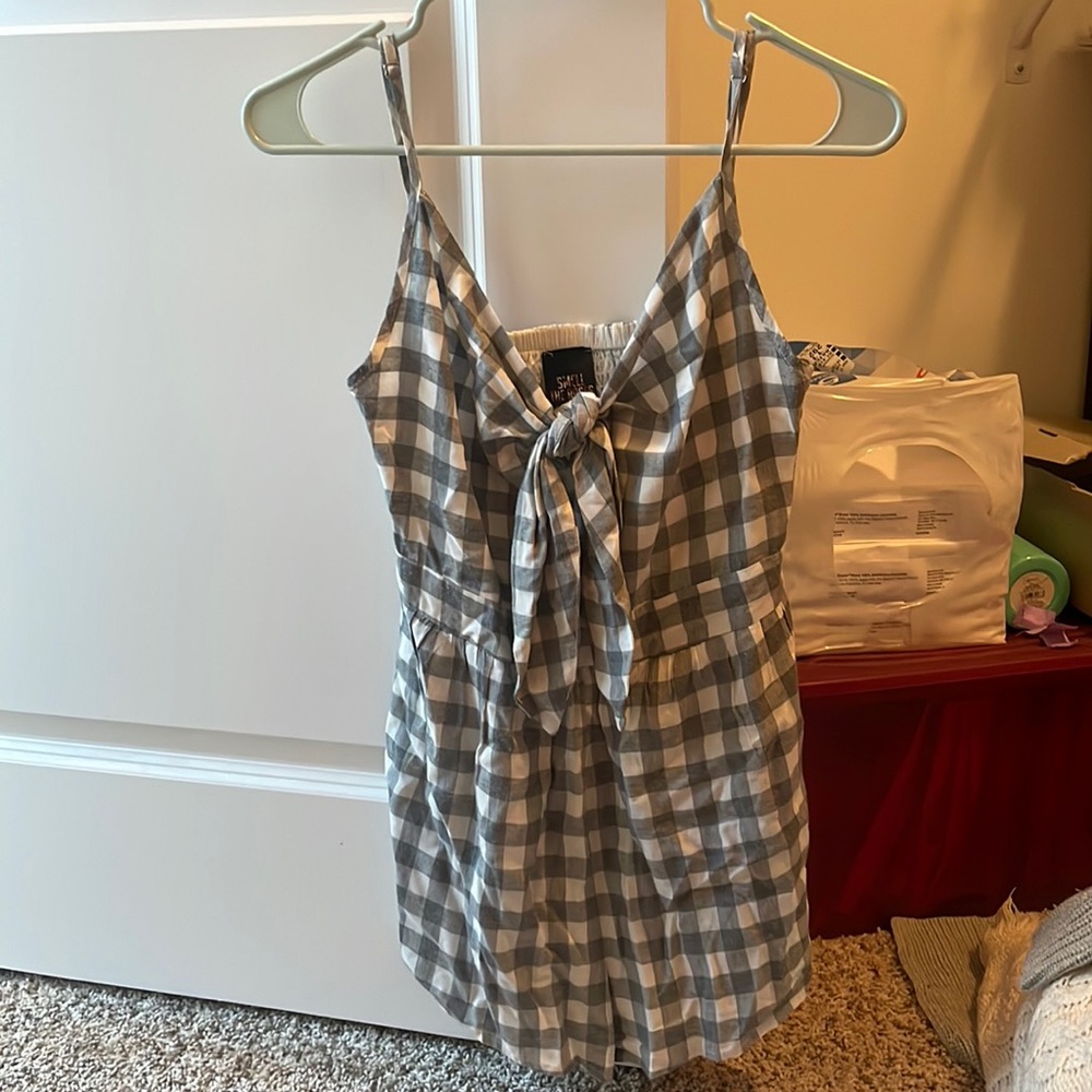 Gingham Romper - image 1
